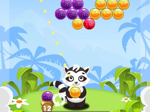 Play Bubble Shooter Raccoon - Free Online Game