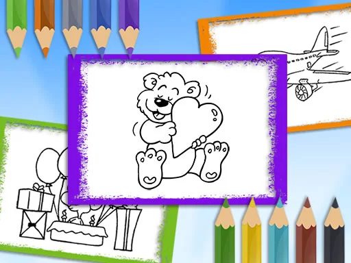 Play Cartoon coloring book - Free Online Game