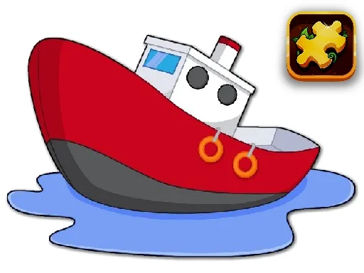 Cartoon Ship Puzzle - Play Free Game
