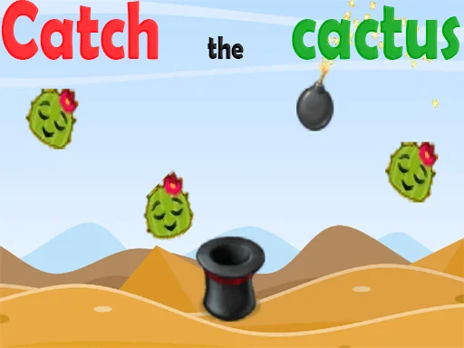 Play catch-the-cactus - Free Online Game