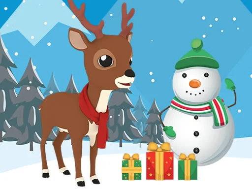 Christmas Deer Jigsaw - Play Free Game