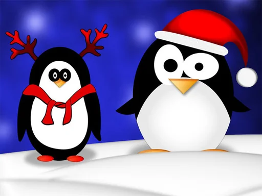 Play Christmas Penguin Puzzle - Free Online Game