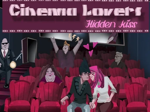 Play Cinema Lovers : Hidden kiss - Free Online Game