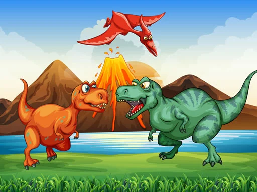 Play colorful-dinosaurs-match-3 - Free Online Game