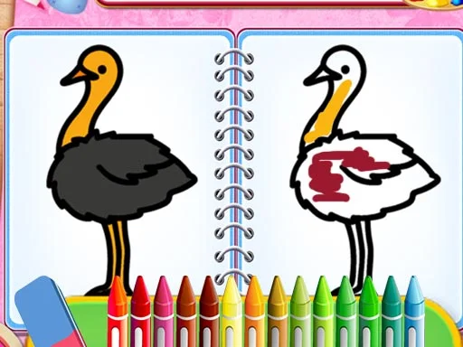 Play coloring-birds-game - Free Online Game