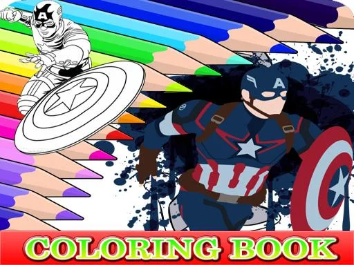 Play coloring-book-for-captain-america - Free Online Game
