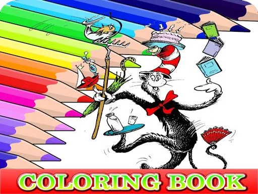 Play coloring-book-for-cat-in-the-hat - Free Online Game