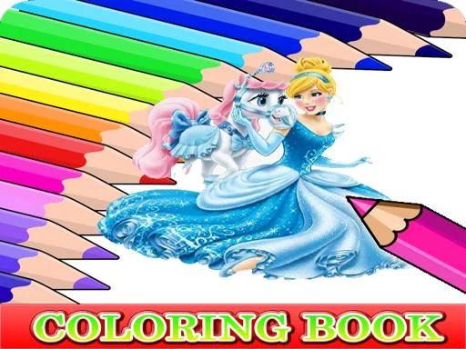 Play coloring-book-for-cinderella - Free Online Game