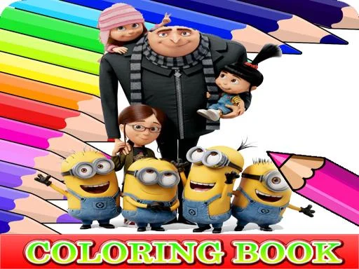 Play coloring-book-for-despicable-me-printable - Free Online Game