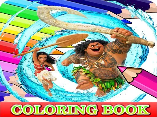 Play coloring-book-for-moana - Free Online Game