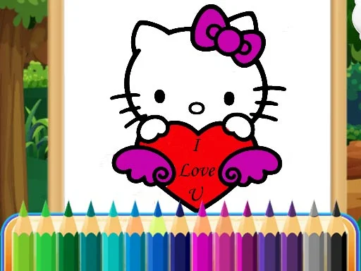 Play Coloring Kitty - Free Online Game