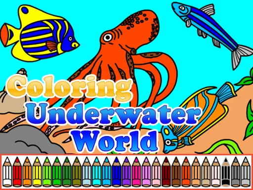 Coloring Underwater World - Play Free Game