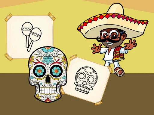 Play crazy-mexican-coloring - Free Online Game