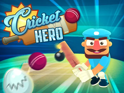 Play cricket-hero - Free Online Game