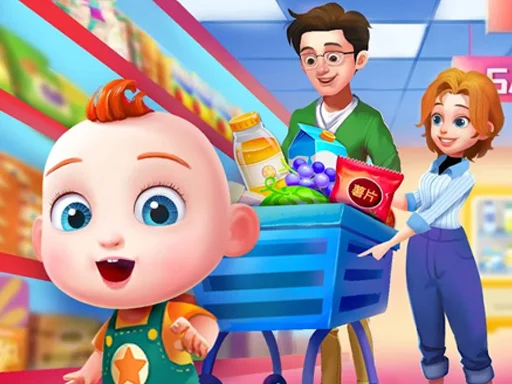 Play Cute Family Shopping - Free Online Game