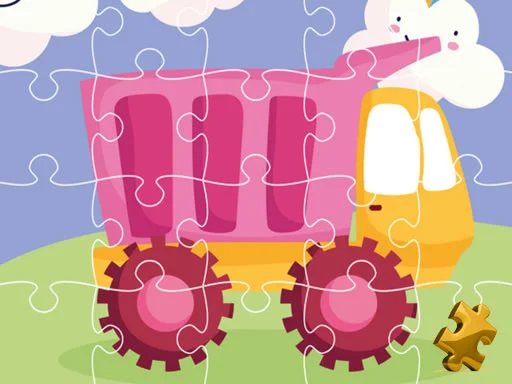 Cute Kids Trucks Jigsaw - Play Free Game