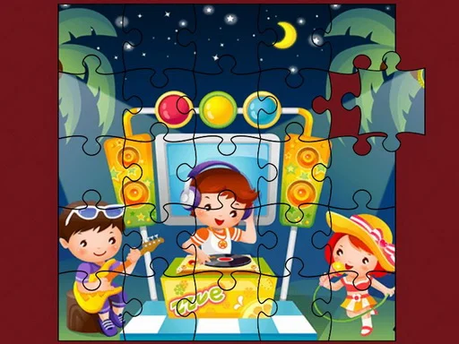 Play Cute Little Kids Jigsaw - Free Online Game