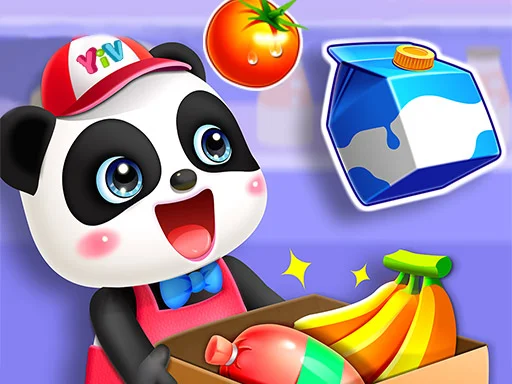 Cute Panda Supermarket - Play Free Game