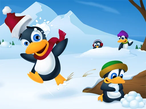 Play cute-penguin-slide - Free Online Game