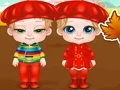Play cute-twins-autumn-season - Free Online Game