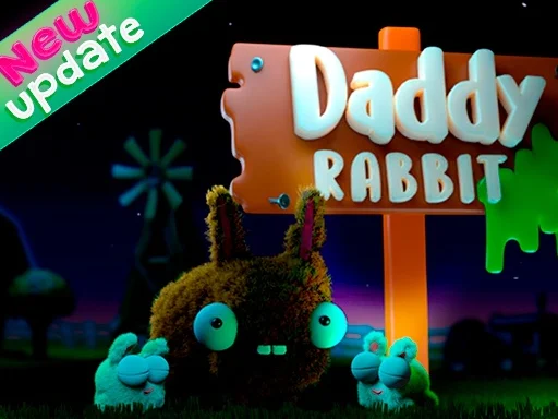 Daddy Rabbit Zombie Farm - Play Free Game