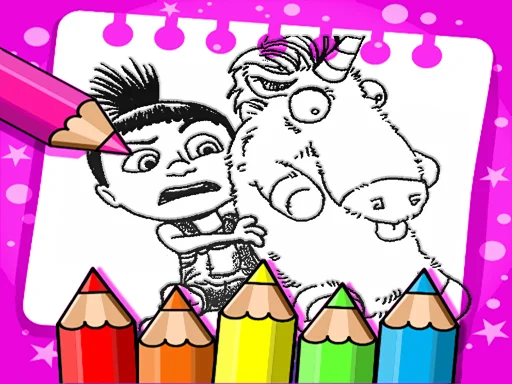 Play despicable-me-printable-coloring-book - Free Online Game