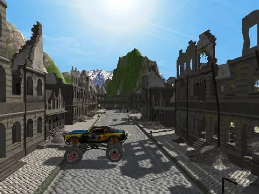 Play destroyed-city-drive - Free Online Game