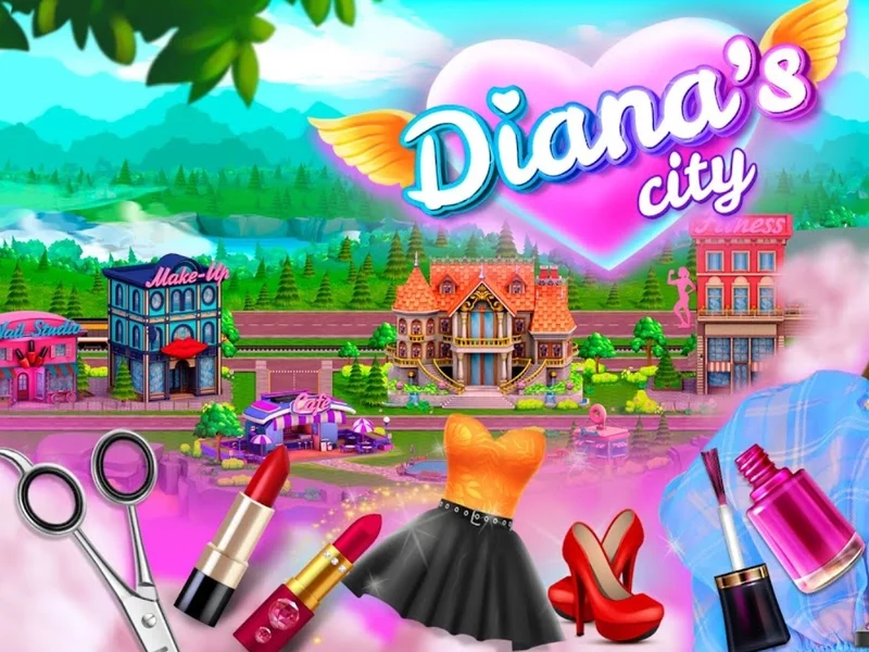 Play diana-city-fashion-beauty - Free Online Game