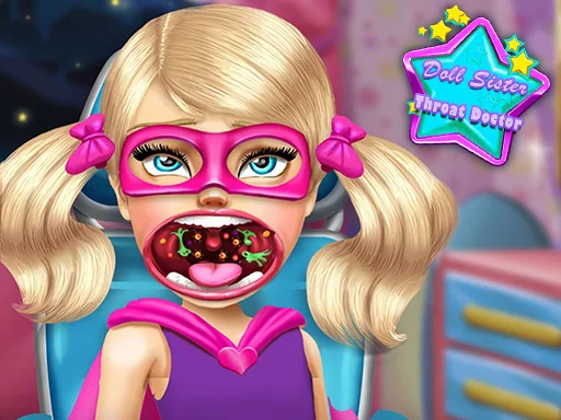 Play doll-sister-throat-doctor - Free Online Game
