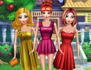 Play dolls-spring-outfits - Free Online Game