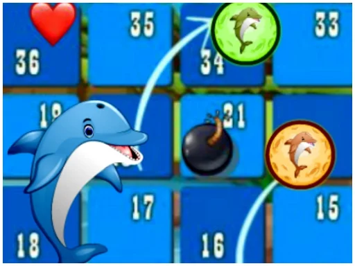 Play Dolphin Dice Race - Free Online Game