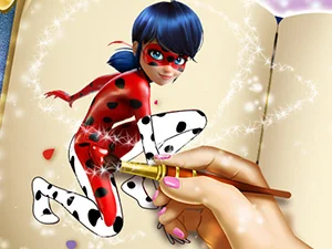 Play Dotted Girl Coloring Book - Free Online Game