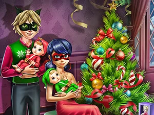 Play Dotted Girl Family Christmas - Free Online Game