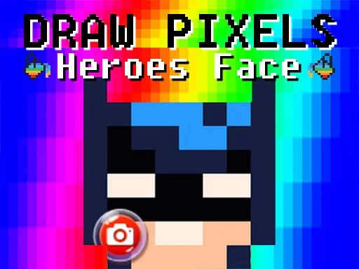Play Draw Pixels Heroes Face - Free Online Game