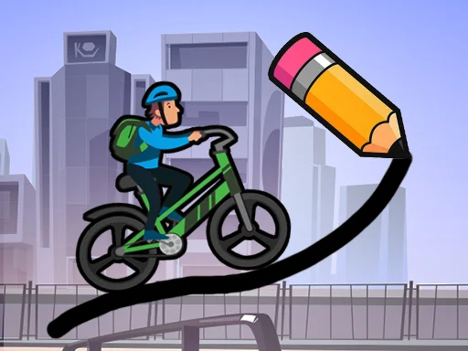 Play draw-the-bike-bridge - Free Online Game