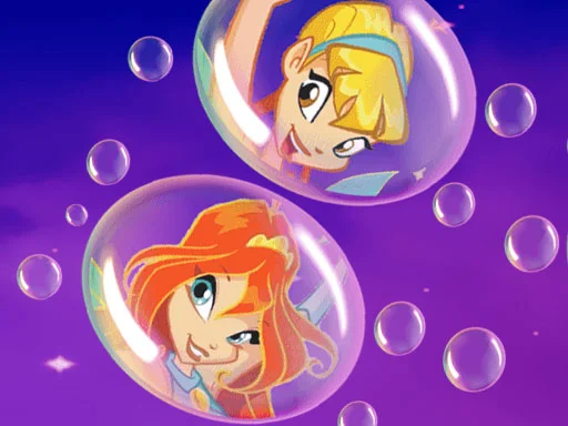 Play draw-winx-bubble-path - Free Online Game