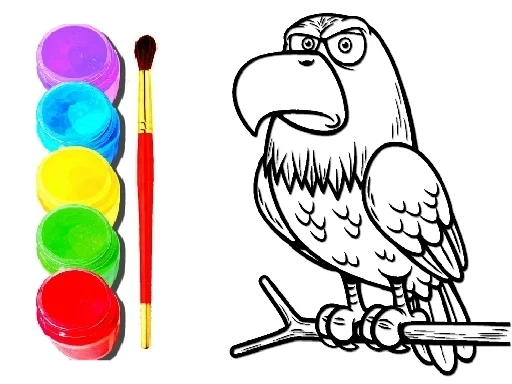 Play Eagle Coloring Book - Free Online Game