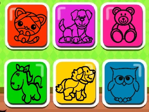 Easy Kids Coloring Game - Play Free Game