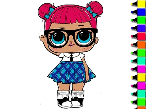 Easy Kids Coloring Lol - Play Free Game