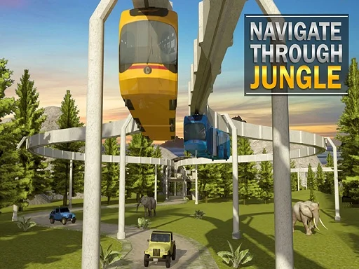 Play elevated-train-driving-simulator-sky-tram-driver - Free Online Game