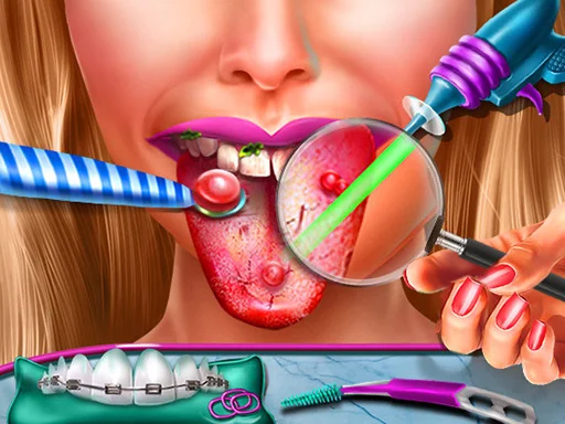 Play ellie-tongue-doctor - Free Online Game