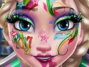 Elsa New Year Makeup - Play Free Game