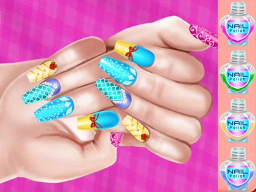 Play elsa-princess-theme-nail-art-diy - Free Online Game