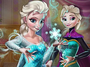 Elsa's secret transformation - Play Free Game