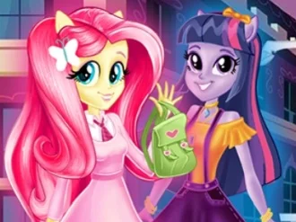 Play Equestria Girls First Day at School - Free Online Game