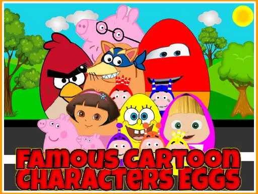 Play famous-cartoon-characters-eggs - Free Online Game
