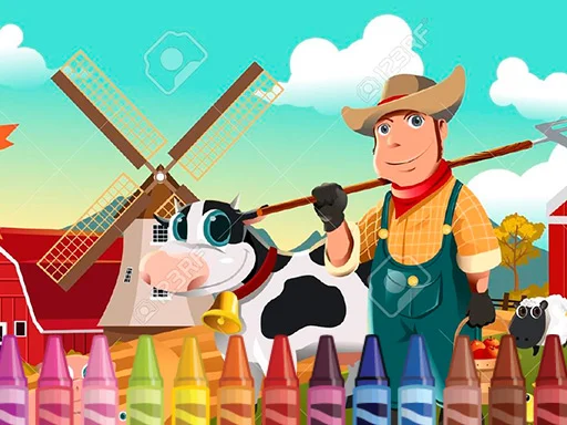 Farm Coloring - Play Free Game