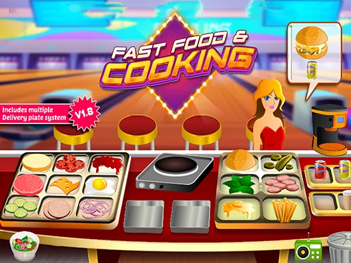 Play Fast Food & Cooking - Free Online Game