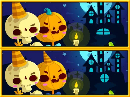 Play Find Differences Halloween - Free Online Game