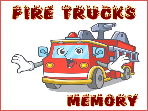Play Fire Trucks Memory - Free Online Game